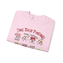 Load image into Gallery viewer, Feel Your Feelings Sweatshirt | Unisex Mental Health Awareness Crewneck