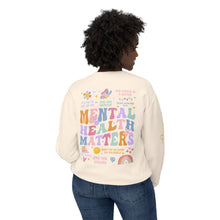 Load image into Gallery viewer, Unisex Crewneck Sweatshirt - Mental Health Matters, End the Stigma Design