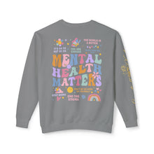 Load image into Gallery viewer, Unisex Crewneck Sweatshirt - Mental Health Matters, End the Stigma Design