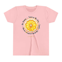 Load image into Gallery viewer, Youth Short Sleeve Tee - "Squeeze the Day" Lemon Design