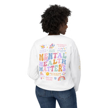 Load image into Gallery viewer, Unisex Crewneck Sweatshirt - Mental Health Matters, End the Stigma Design