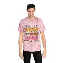 Load image into Gallery viewer, Positive Vibes Unisex Color Blast T-Shirt - "It's a Good Day"