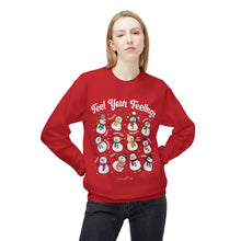 Load image into Gallery viewer, Feel Your Feelings Snowman Sweatshirt - Unisex Midweight Crewneck
