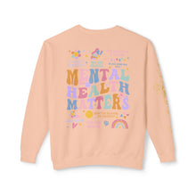 Load image into Gallery viewer, Unisex Crewneck Sweatshirt - Mental Health Matters, End the Stigma Design
