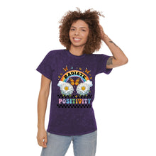 Load image into Gallery viewer, Radiate Positivity Mineral Wash Unisex T-Shirt - Vibrant Casual Wear
