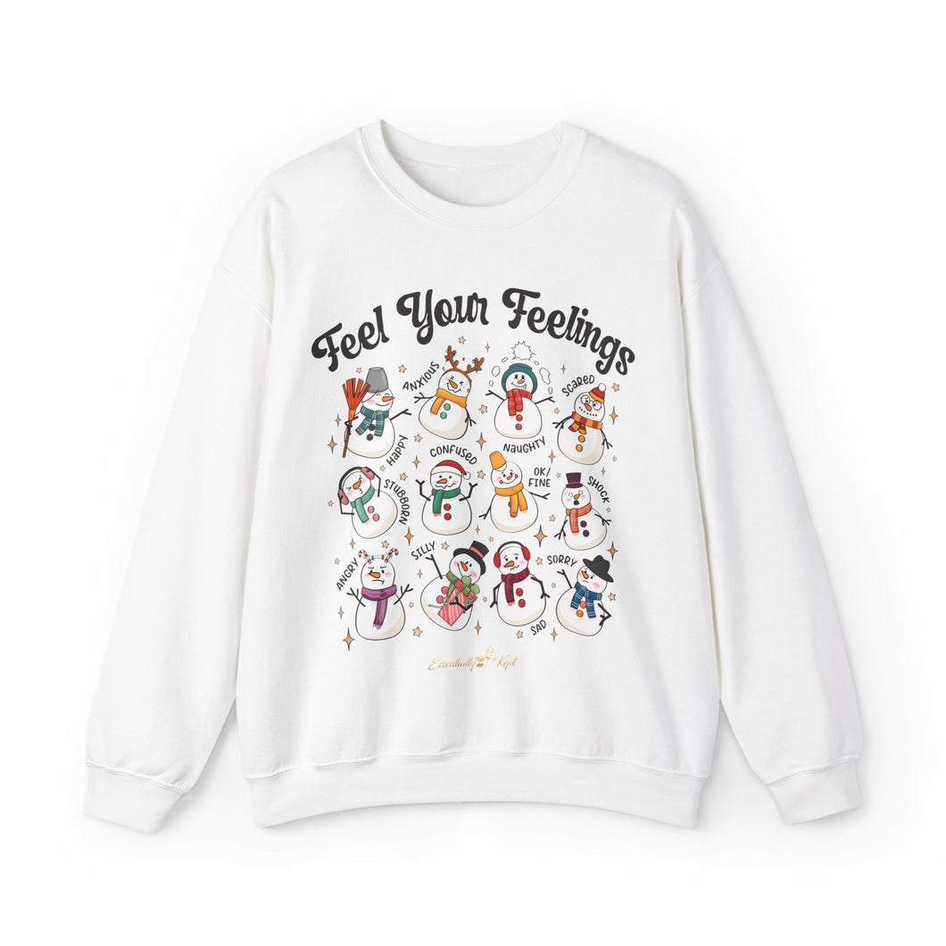 Feel Your Feelings Unisex Sweatshirt - Cozy Seasonal Apparel