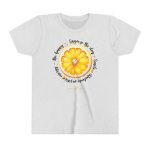 Load image into Gallery viewer, Youth Short Sleeve Tee - &quot;Squeeze the Day&quot; Lemon Design
