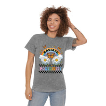 Load image into Gallery viewer, Radiate Positivity Mineral Wash Unisex T-Shirt - Vibrant Casual Wear
