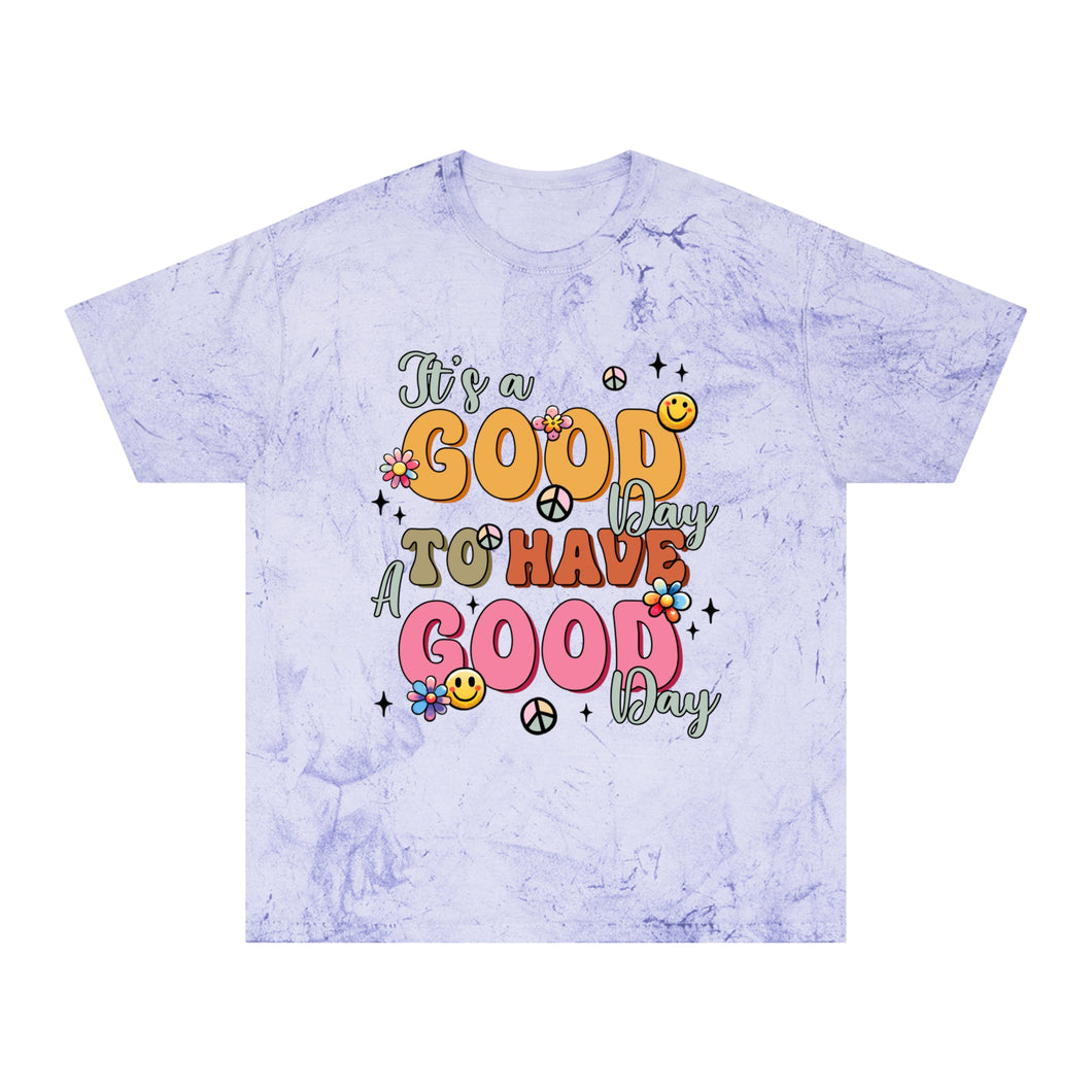 Positive Vibes Unisex Color Blast T-Shirt - 