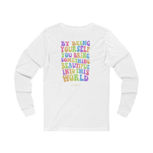 Load image into Gallery viewer, Be Kind to Yourself Long Sleeve Tee - Inspirational Unisex Jersey Shirt for Self-Care and Positive Vibes
