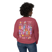 Load image into Gallery viewer, Unisex Crewneck Sweatshirt - Mental Health Matters, End the Stigma Design
