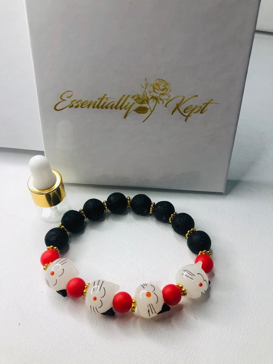 Kitty Aromatherapy Diffuser Bracelet